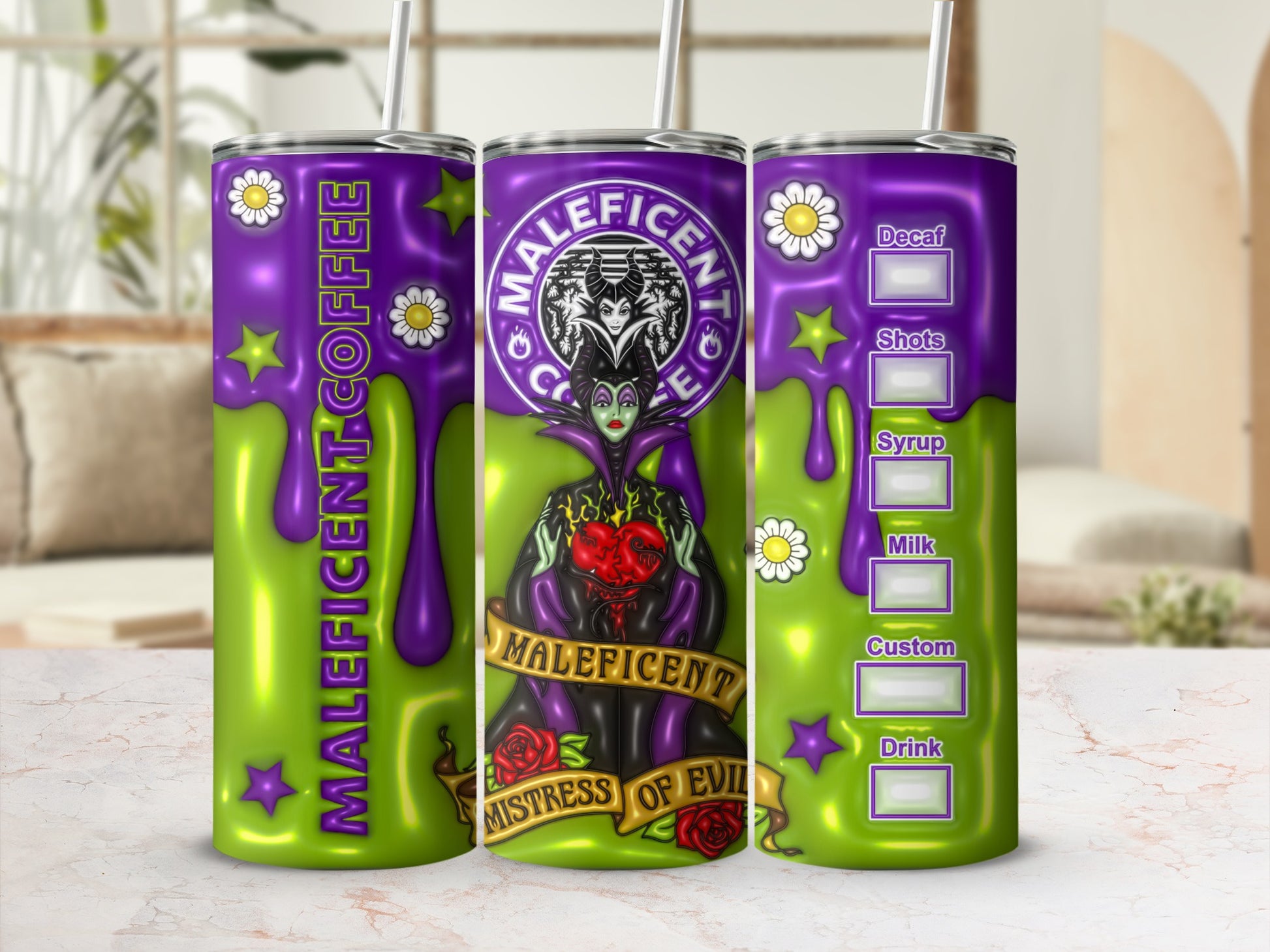 Maleficent Mistress of Evil Custom Coffee Tumbler
