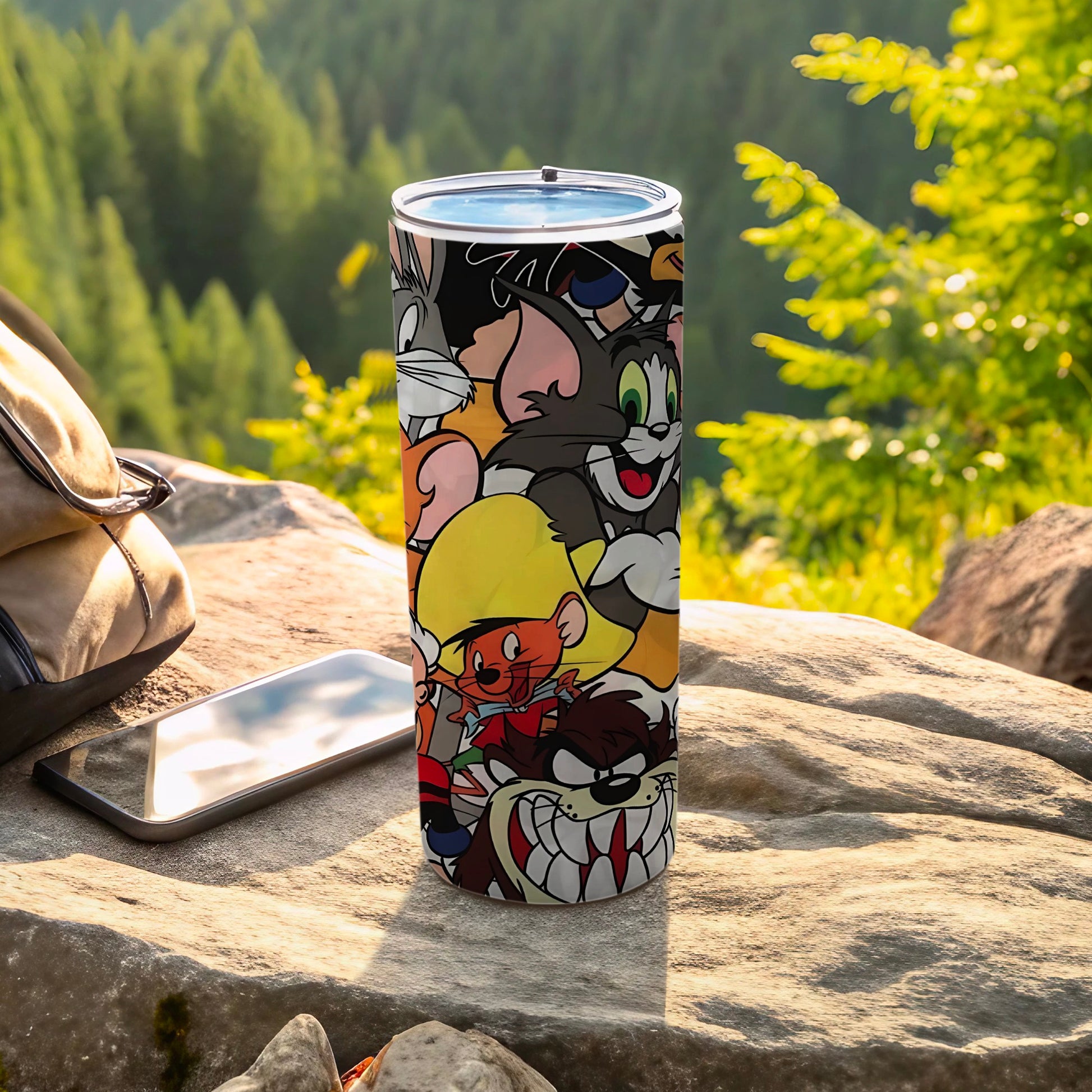 Cartoon Characters Insulated Travel Tumbler Cup