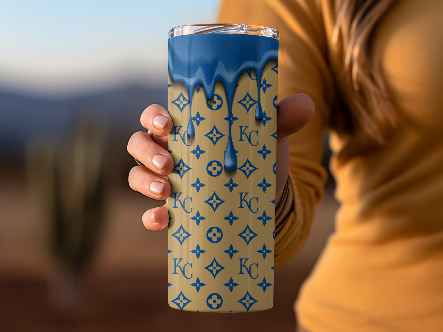 KC Royals Inspired by Louis Vuitton Tumblers
