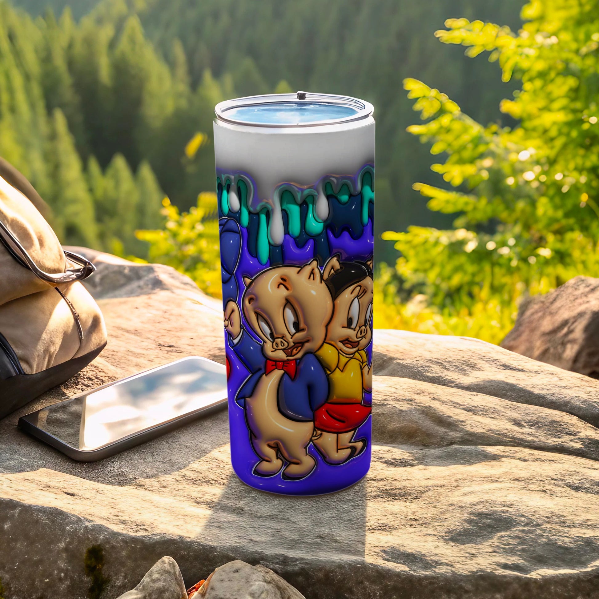 Cartoon Characters Insulated Tumbler for Outdoor Adventures