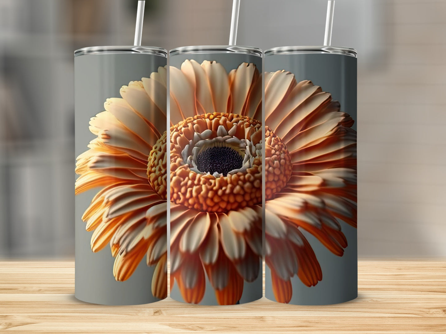 Vibrant Bloom Insulated Tumbler for Hot and Cold Drinks