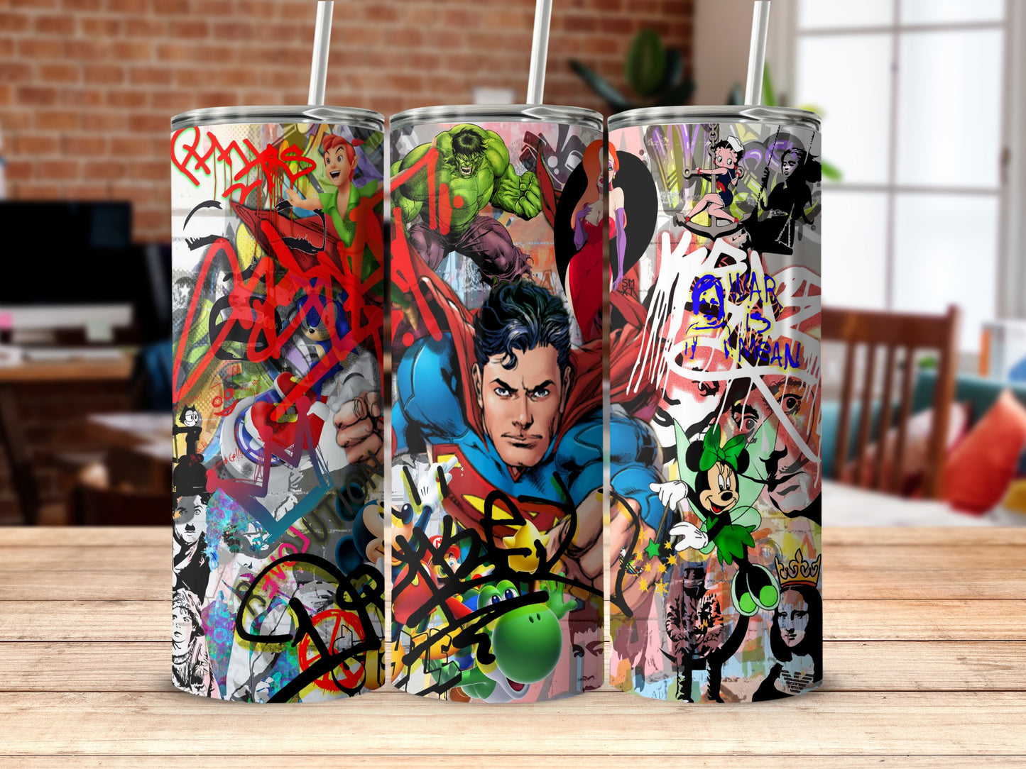 Pop Culture Graffiti Character Art Urban Style Tumbler product type