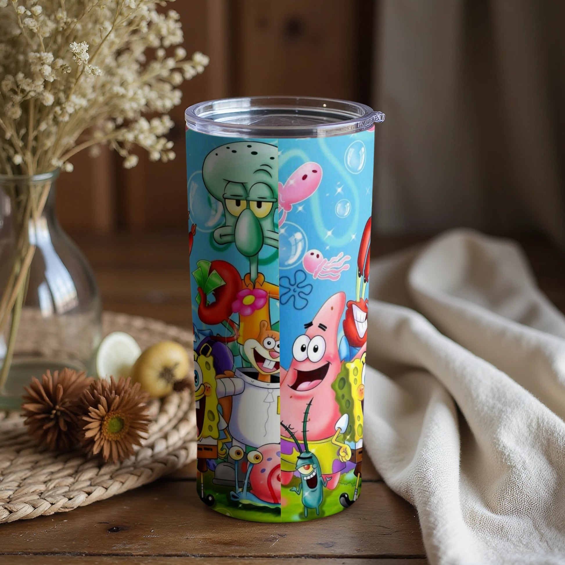 Fun and Colorful SpongeBob Design Tumbler Product