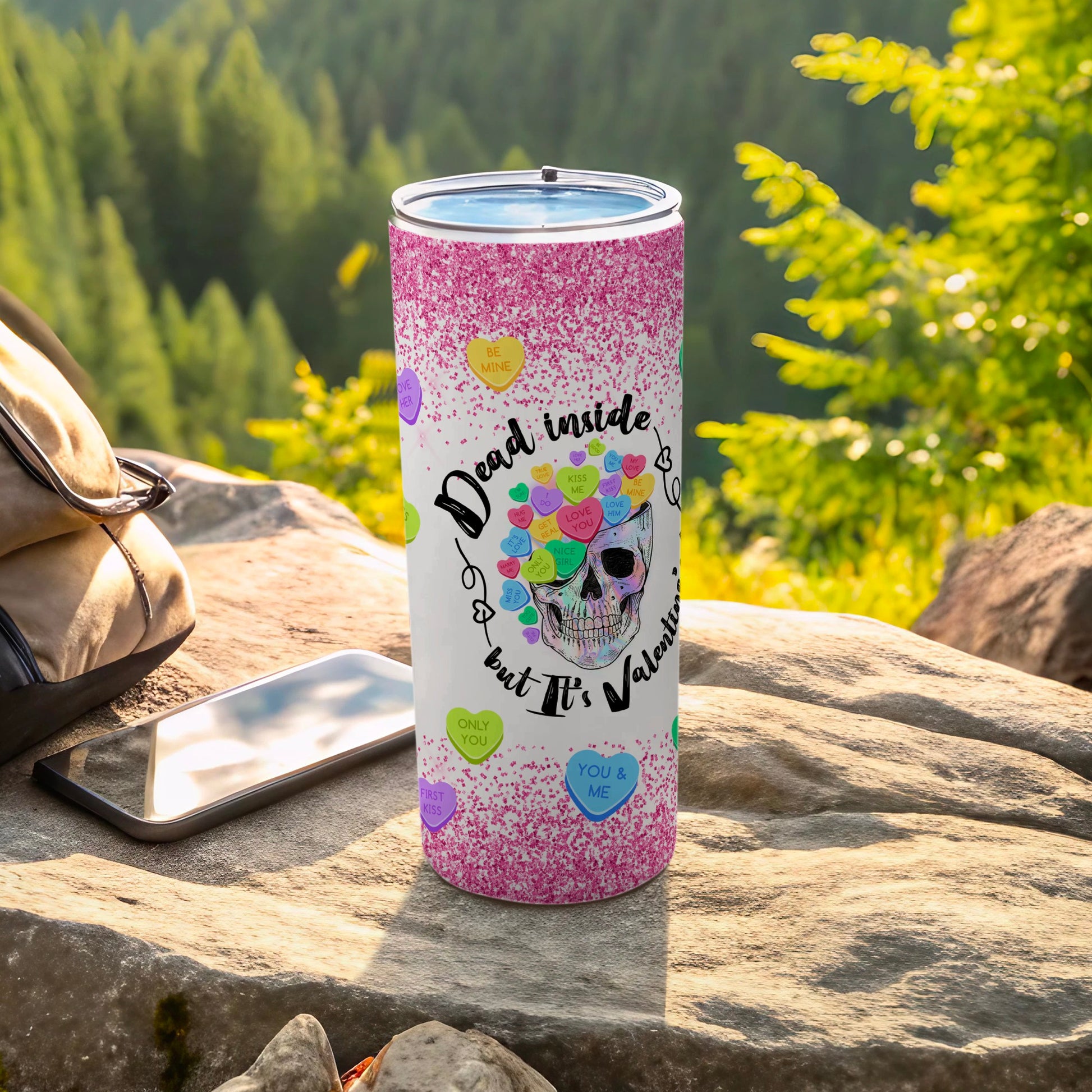 Dead Inside but It's Valentine's Insulated Tumbler Cup