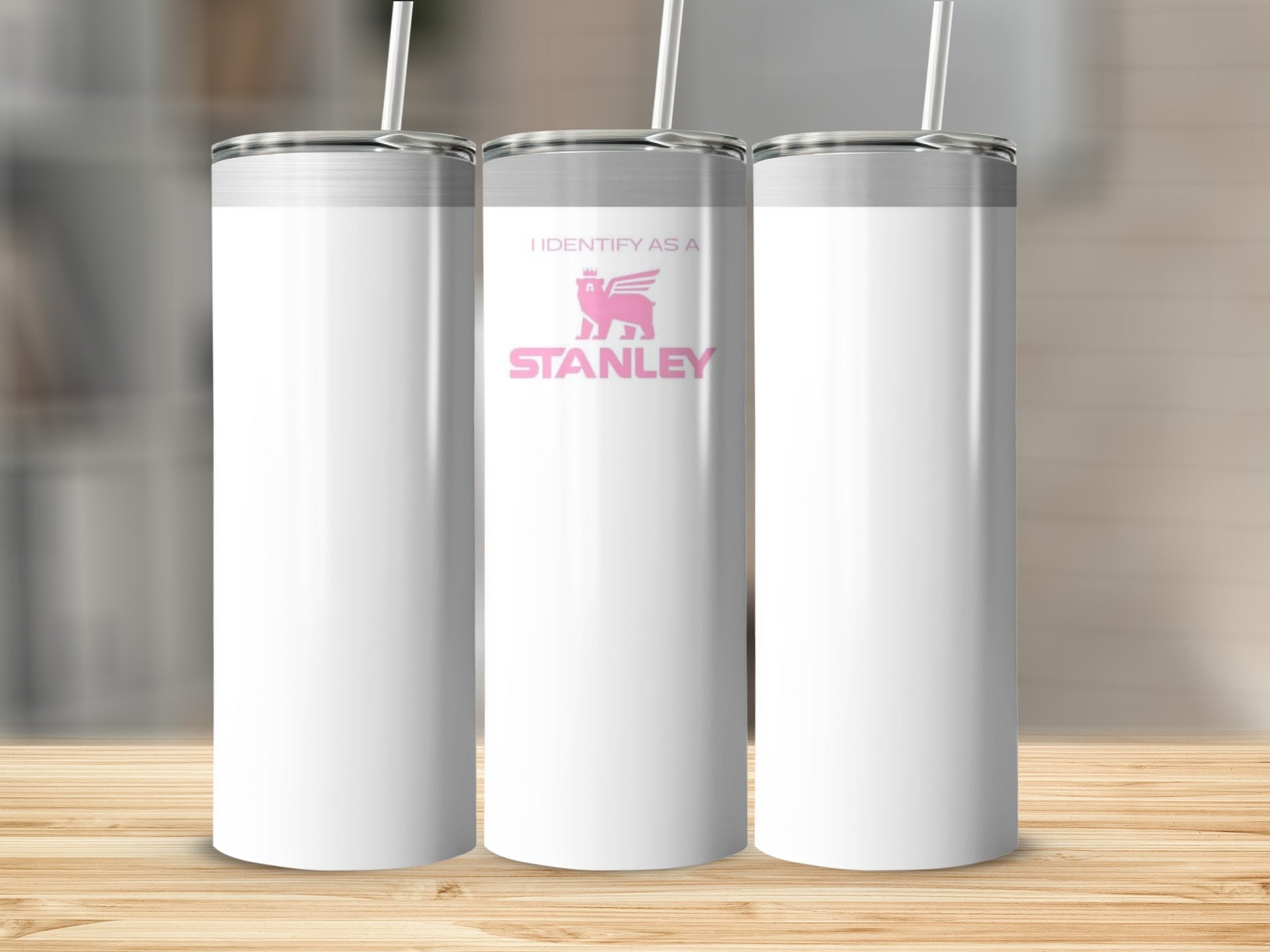 I Identify As A Stanley Engraved Tumbler Product