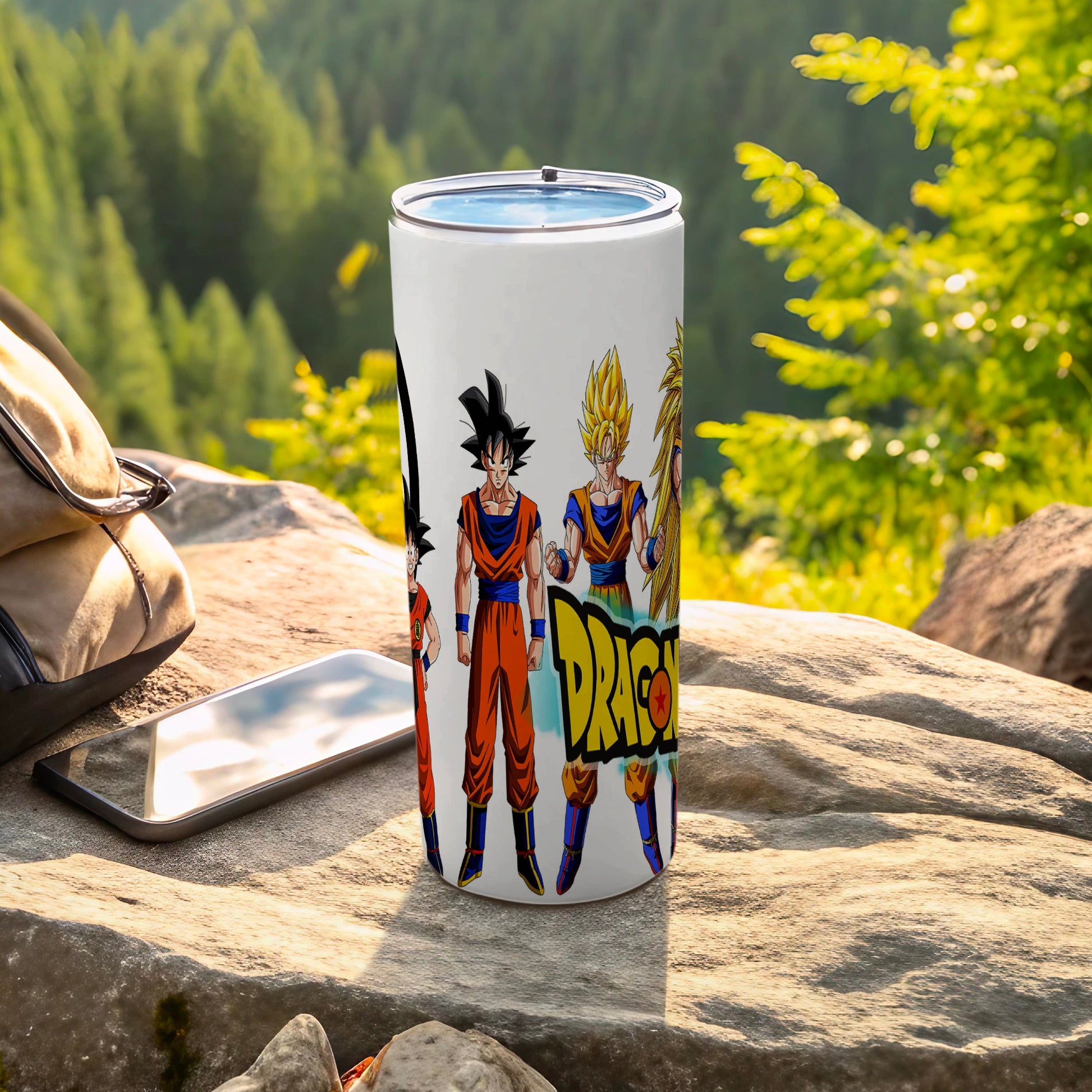 Dragon Ball Z Goku Vegeta Insulated Travel Tumbler