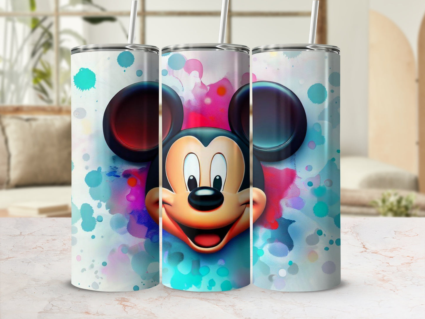 Vibrant Cartoon Character Art Insulated Tumbler