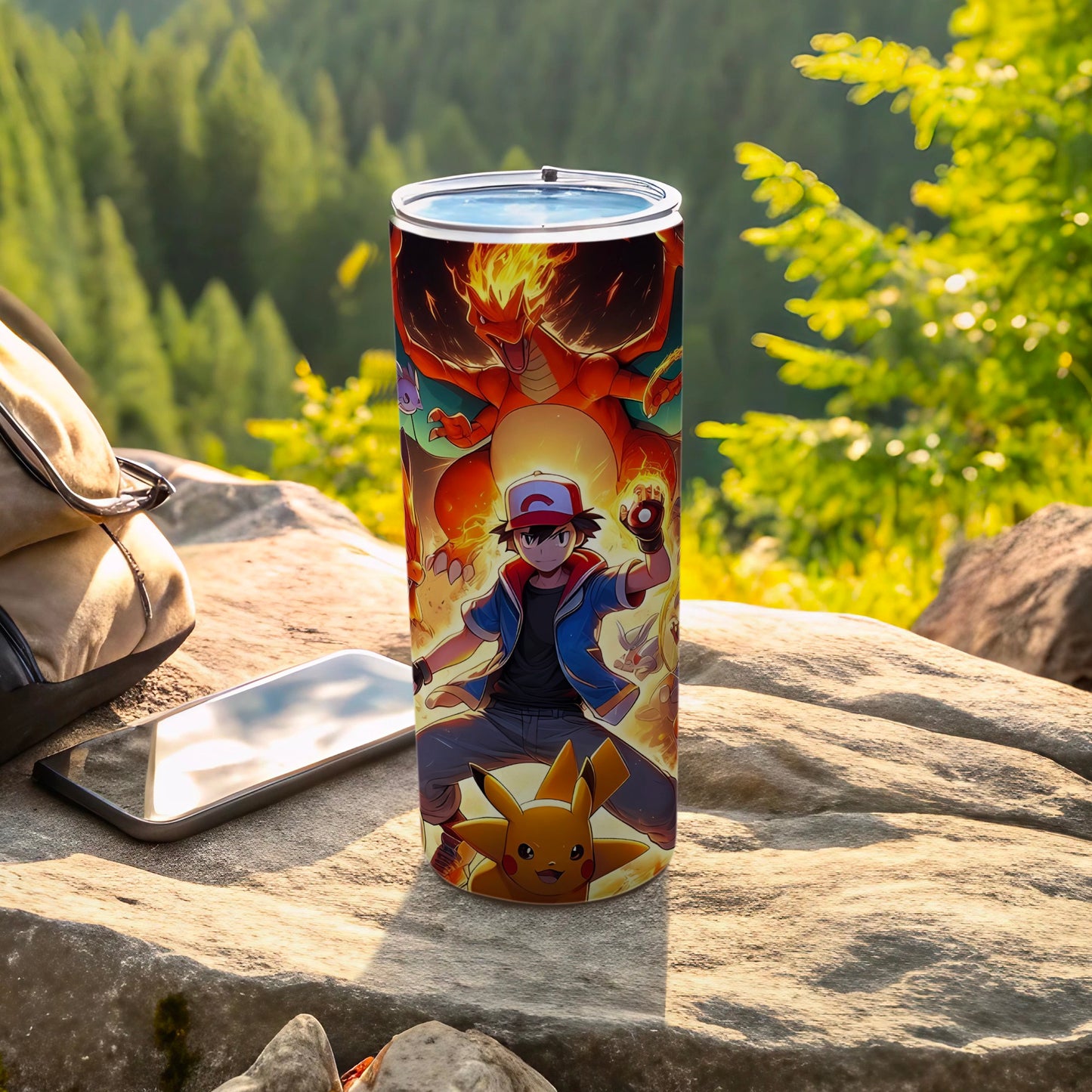 Vibrant Anime Character Scene Tumbler for Fans