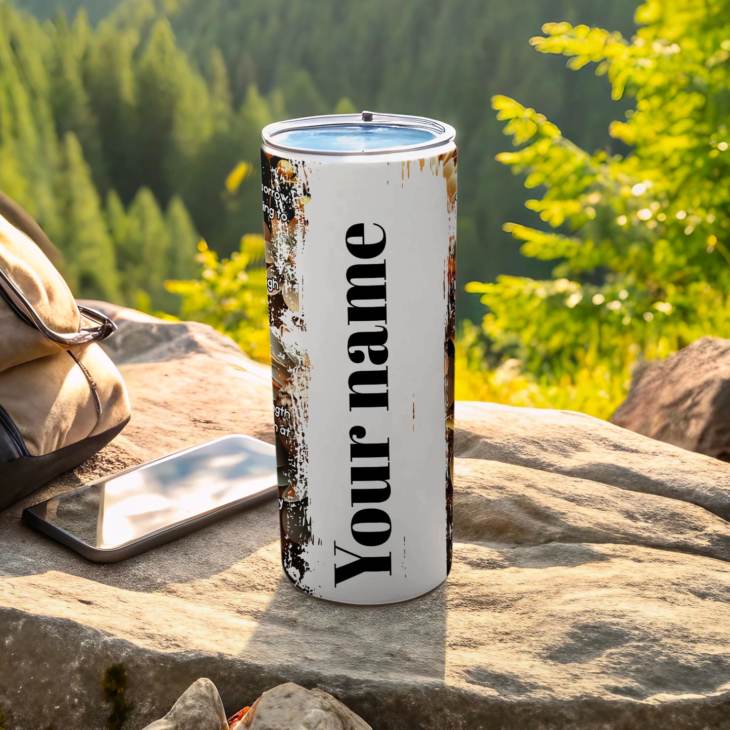 Personalized Outdoor Adventure Custom Tumbler Flask