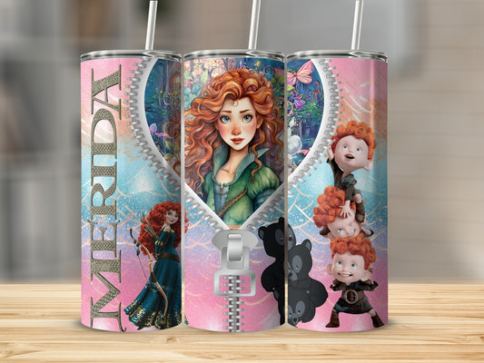 Merida and Characters Custom Tumbler for Fans