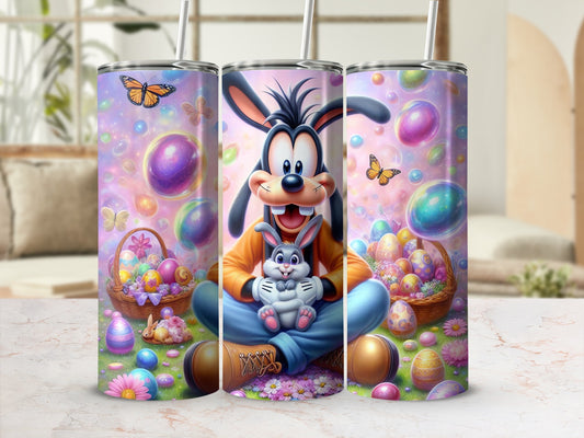 Goofy Bunny Easter Eggs Butterflies Colorful product type