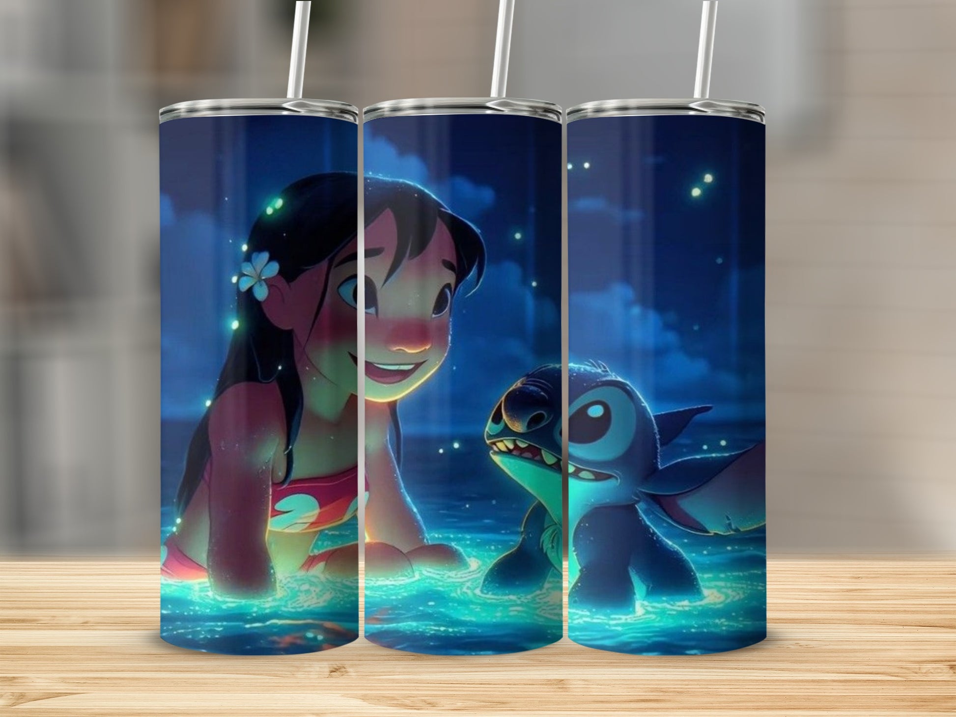 Lilo and Stitch Colorful Tumbler for Kids and Fans