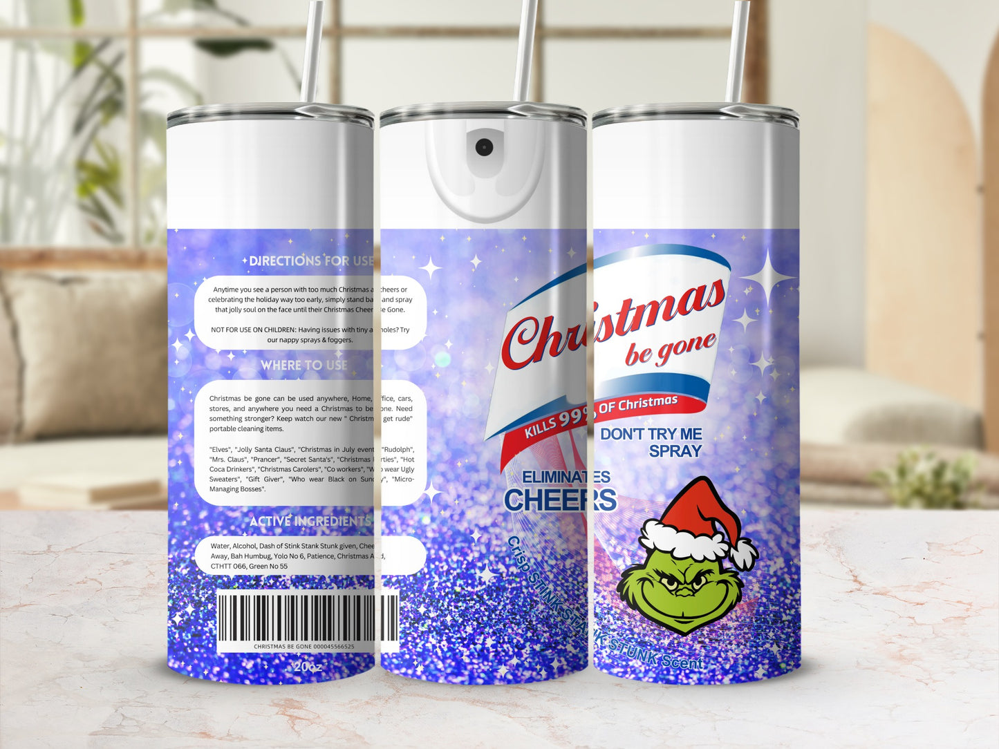 Christmas Be Gone Spray Eliminates Holiday Cheer
