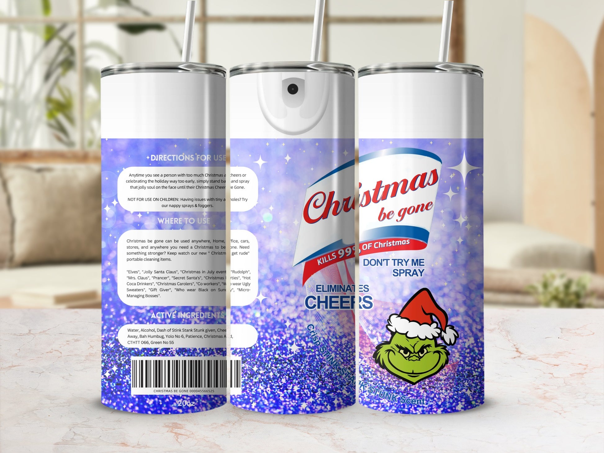 Christmas Be Gone Spray Eliminates Holiday Cheer