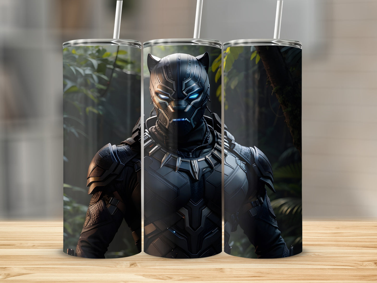 Black Panther Inspired Stainless Steel Tumbler Cup