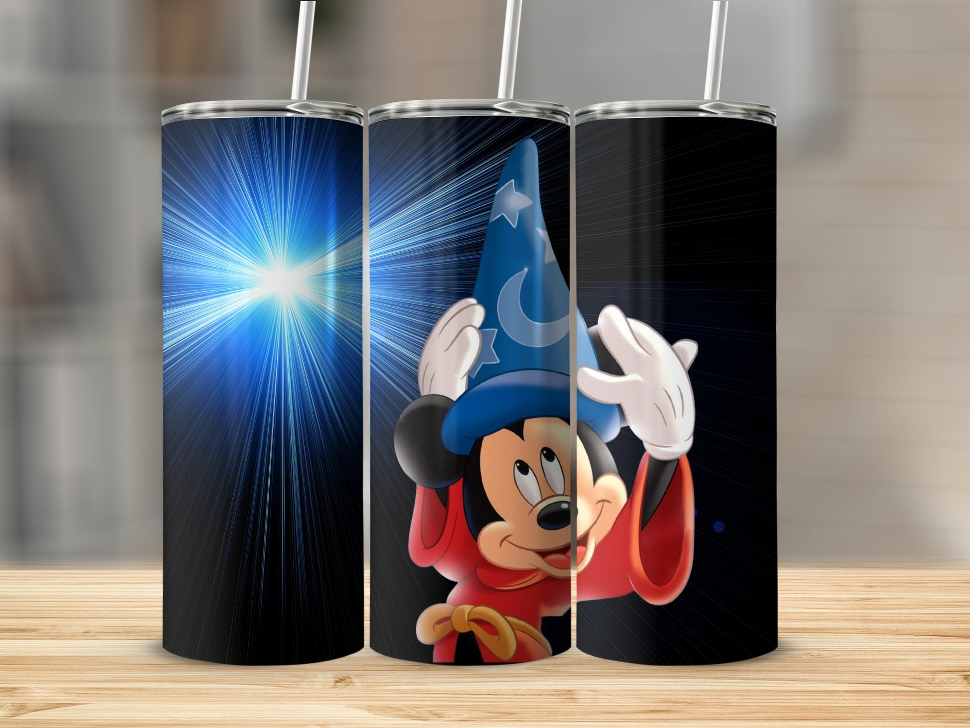 Enchanting Sorcerer Character Tumbler for Magic Fans