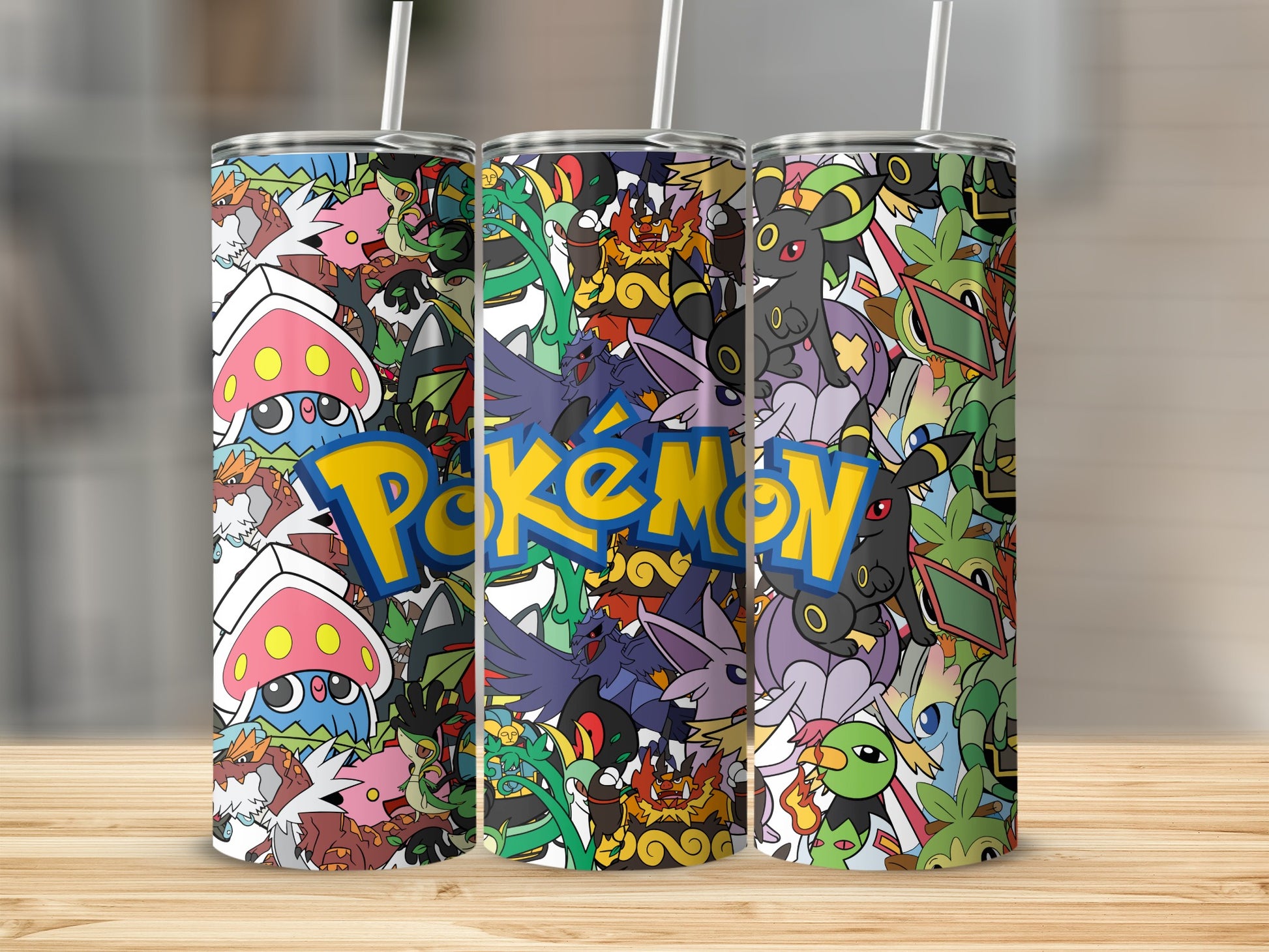 Vibrant Pokémon Character Design Insulated Tumbler
