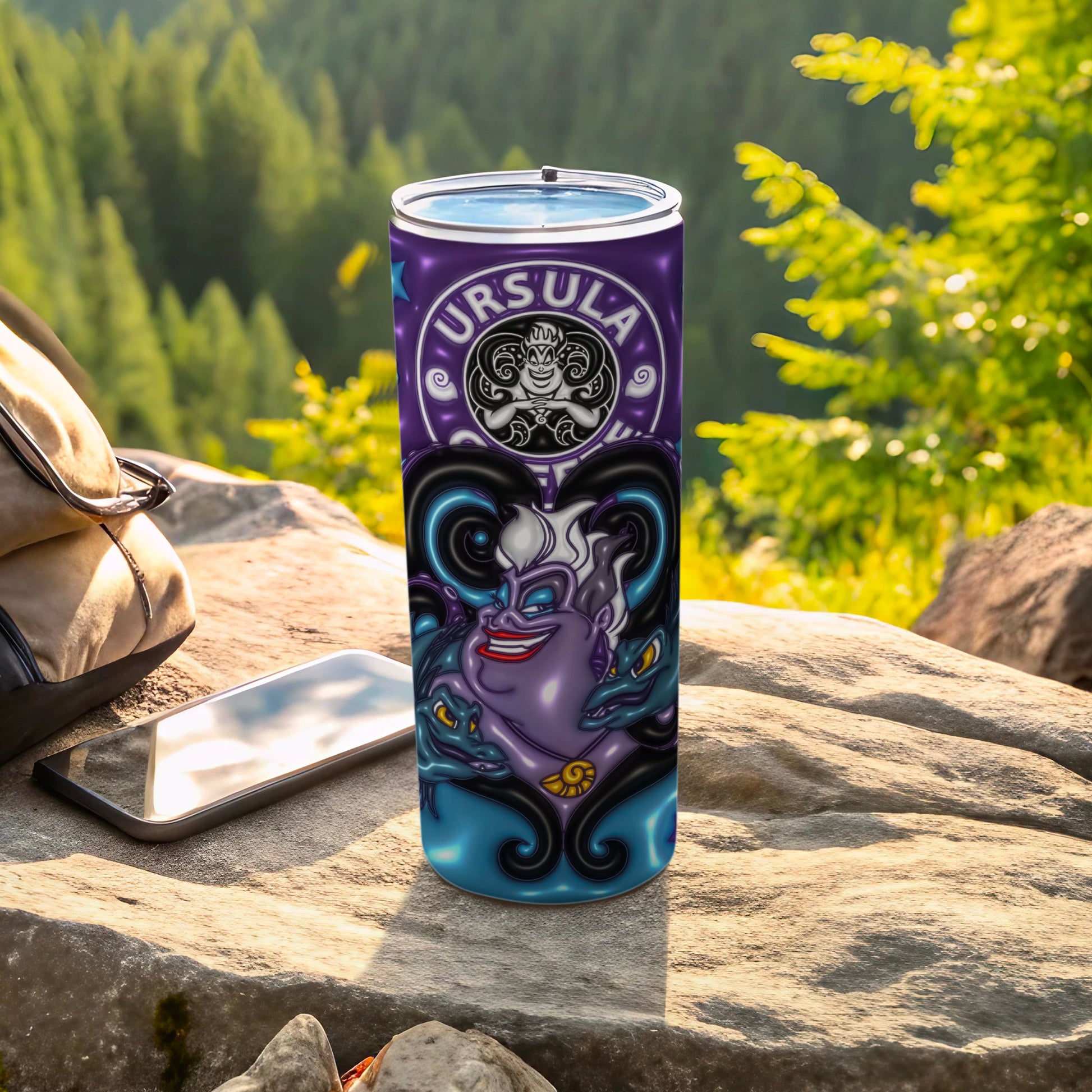 Ursula Purple Character Disney Villain Travel Tumbler product type