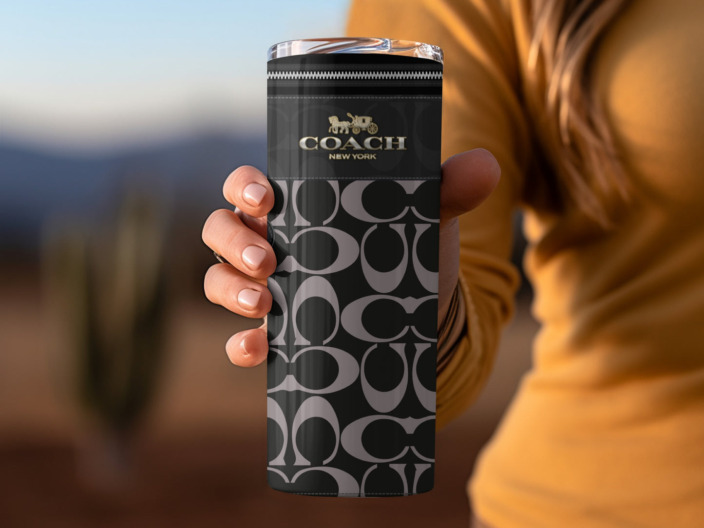 Coach New York Stylish Insulated Drink Tumbler