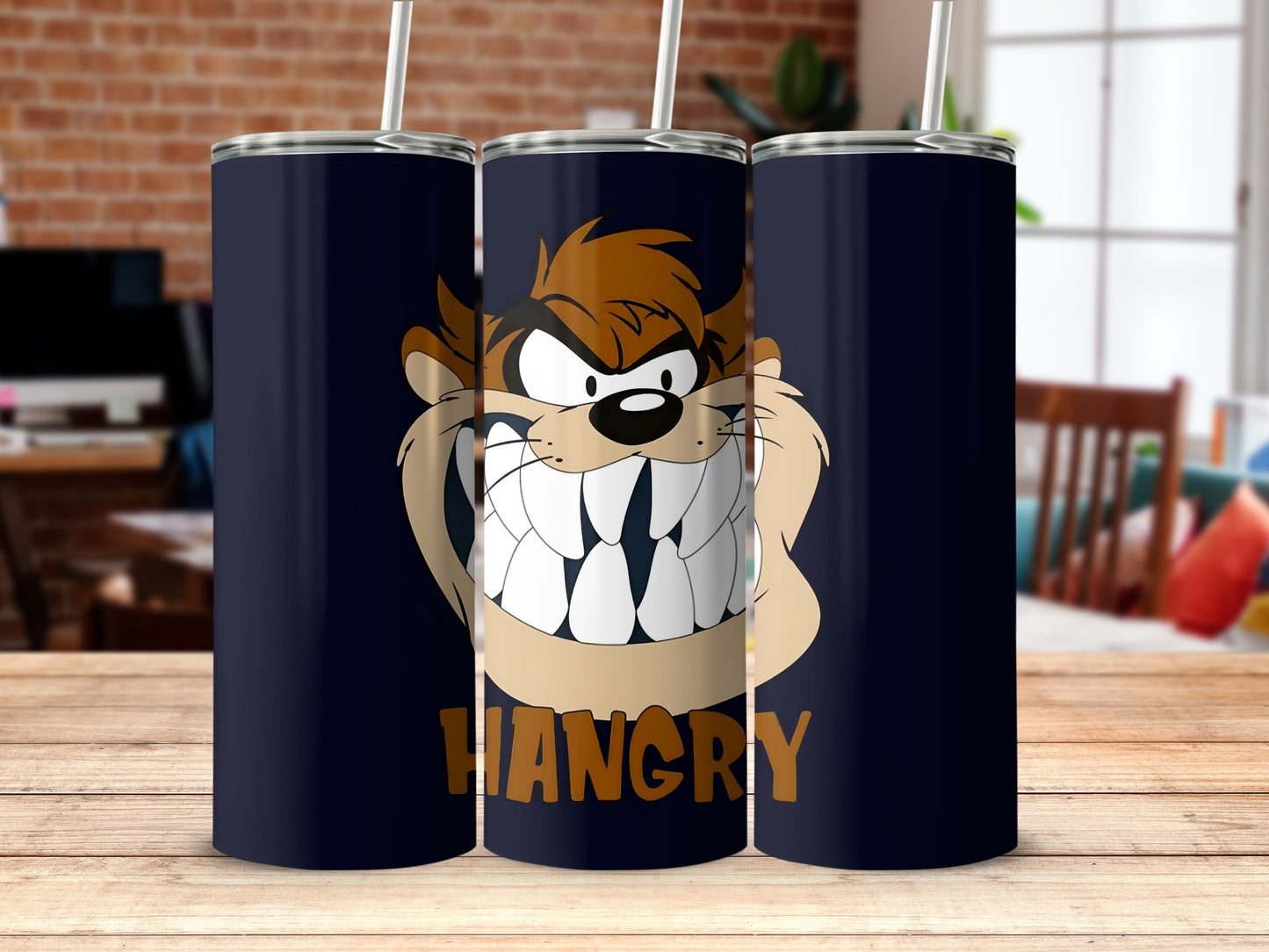 Hangry Taz Cartoon Character Tumbler Cup