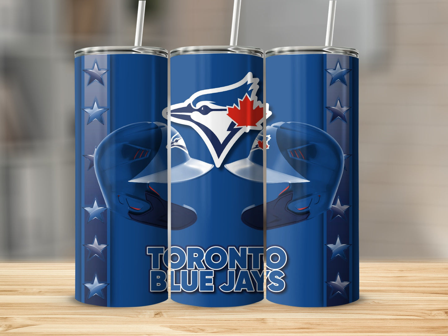 Toronto Blue Jays Baseball Helmets Team Logo Design Tumblers