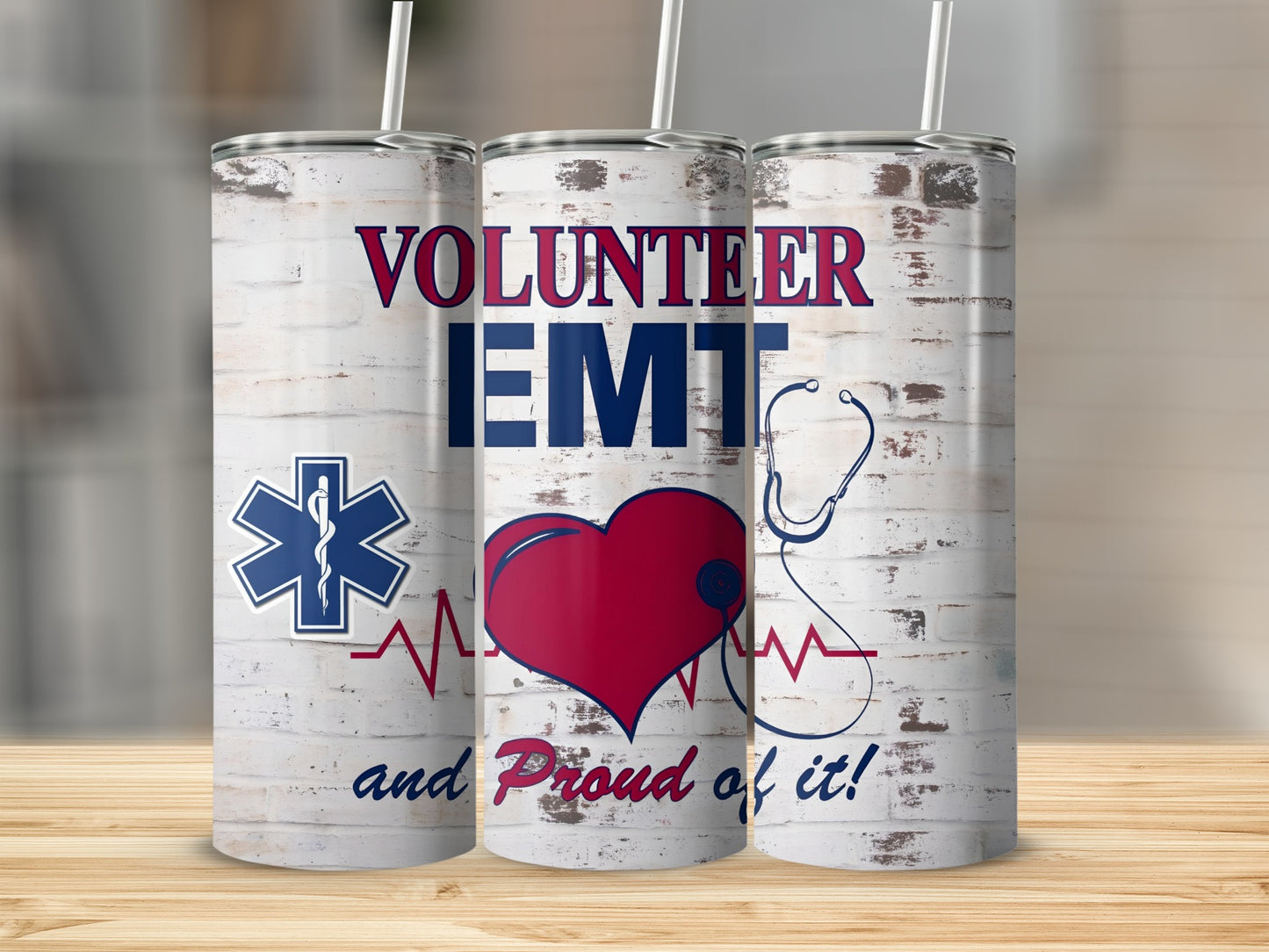 Volunteer EMT and Proud Of It Tumbler Cup