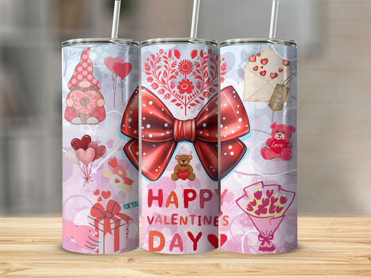 Cute Valentine's Day Themed Tumbler For Loved Ones