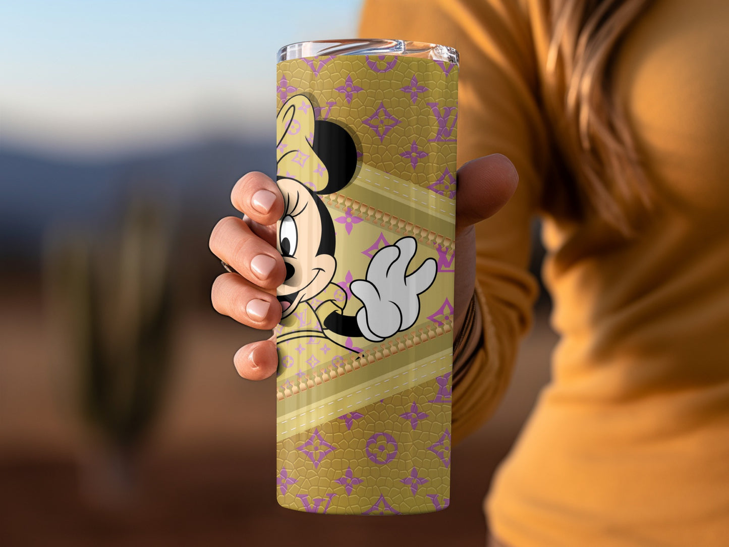 Cute Cartoon Golden Design Insulated Tumbler Cup Product