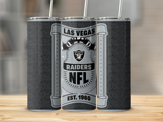 Las Vegas Raiders NFL Est. 1960 Style Design Tumbler