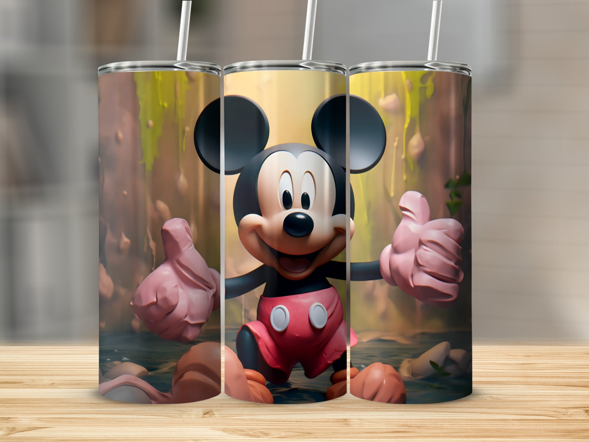 Mickey Mouse Thumbs Up Tumbler for Drinks Fun