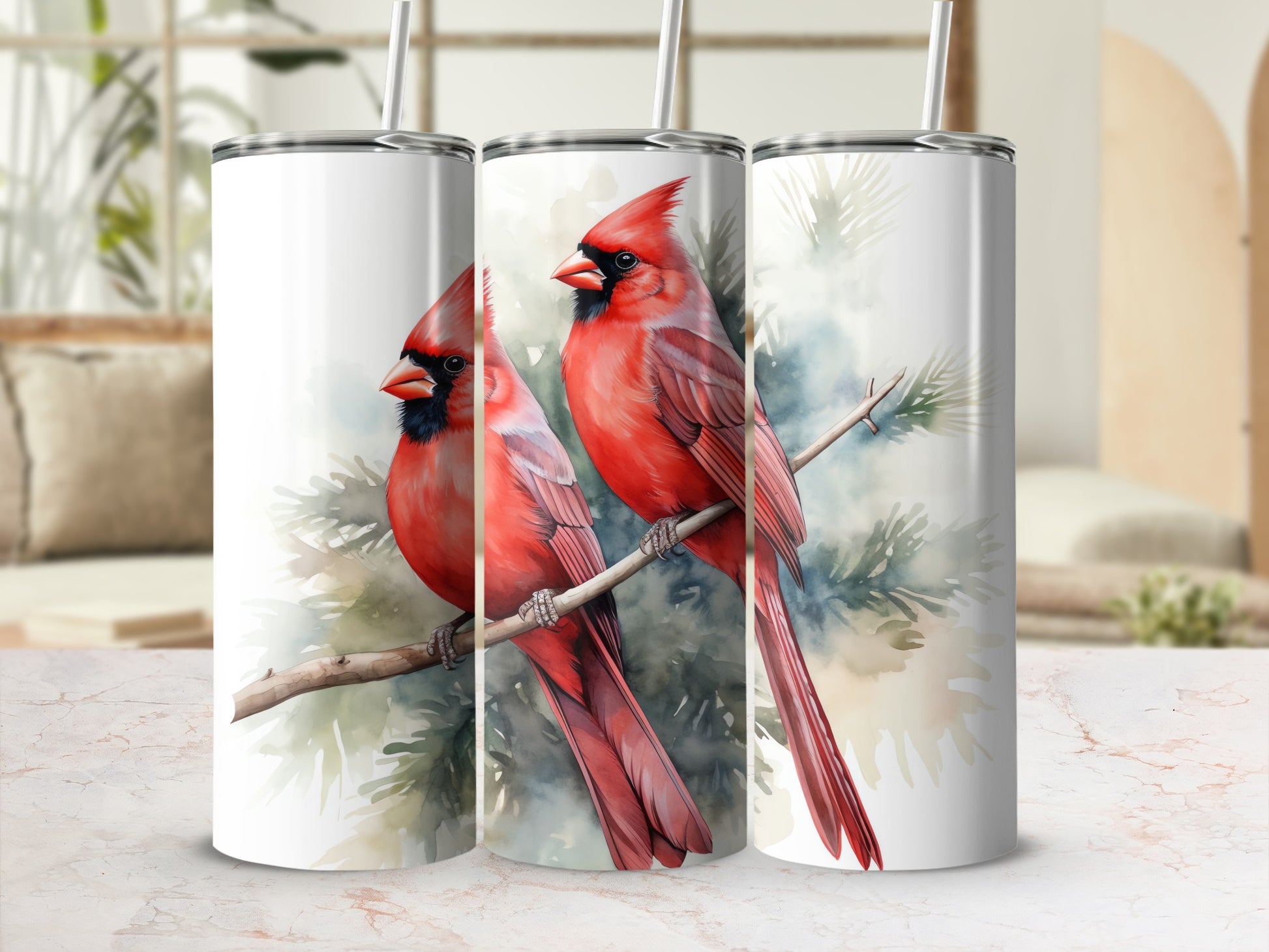 Red Cardinal Birds Branch Evergreen Watercolor Tumbler product type
Cardinal
Red Bird
Tumbler
Bird Art
Wildlife
Nature
Evergreen
Pine Tree
Watercolor
Winter Theme
Bird Lover
Gift Idea
Drinkware
Insulated
Travel Mug
Animal Design
Red Cardinal
Branch Design
Forest Birds
Unique Design