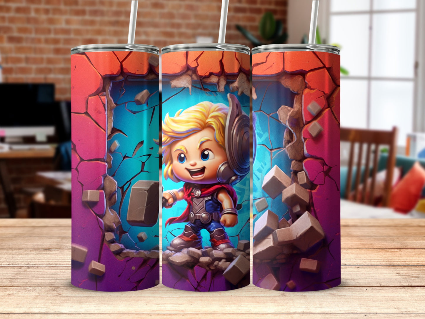 Adorable Hero Character Tumblers Kids Collection