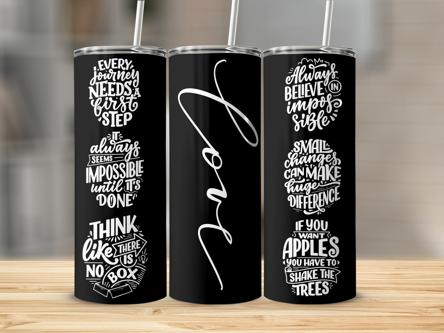 Always Believe in Impossible Love Tumbler