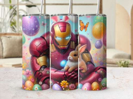 Easter Bunny Iron Man Rabbit Eggs Flowers Butterflies product type