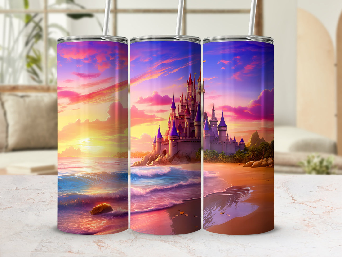 Fantasy Castle Beach Sunset Vibrant Ocean Waves product type
Castle artwork
Beach sunset
Ocean waves
Fantasy landscape
Magical castle
Fairytale scene
Vibrant colors
Dreamy aesthetic
Pink sky
Purple sky
Orange beach
Scenic design
Serene view
Island fantasy
Ocean art
Nature inspired
Summer vibe
Holiday feeling
Tumbler design
Drinkware art
