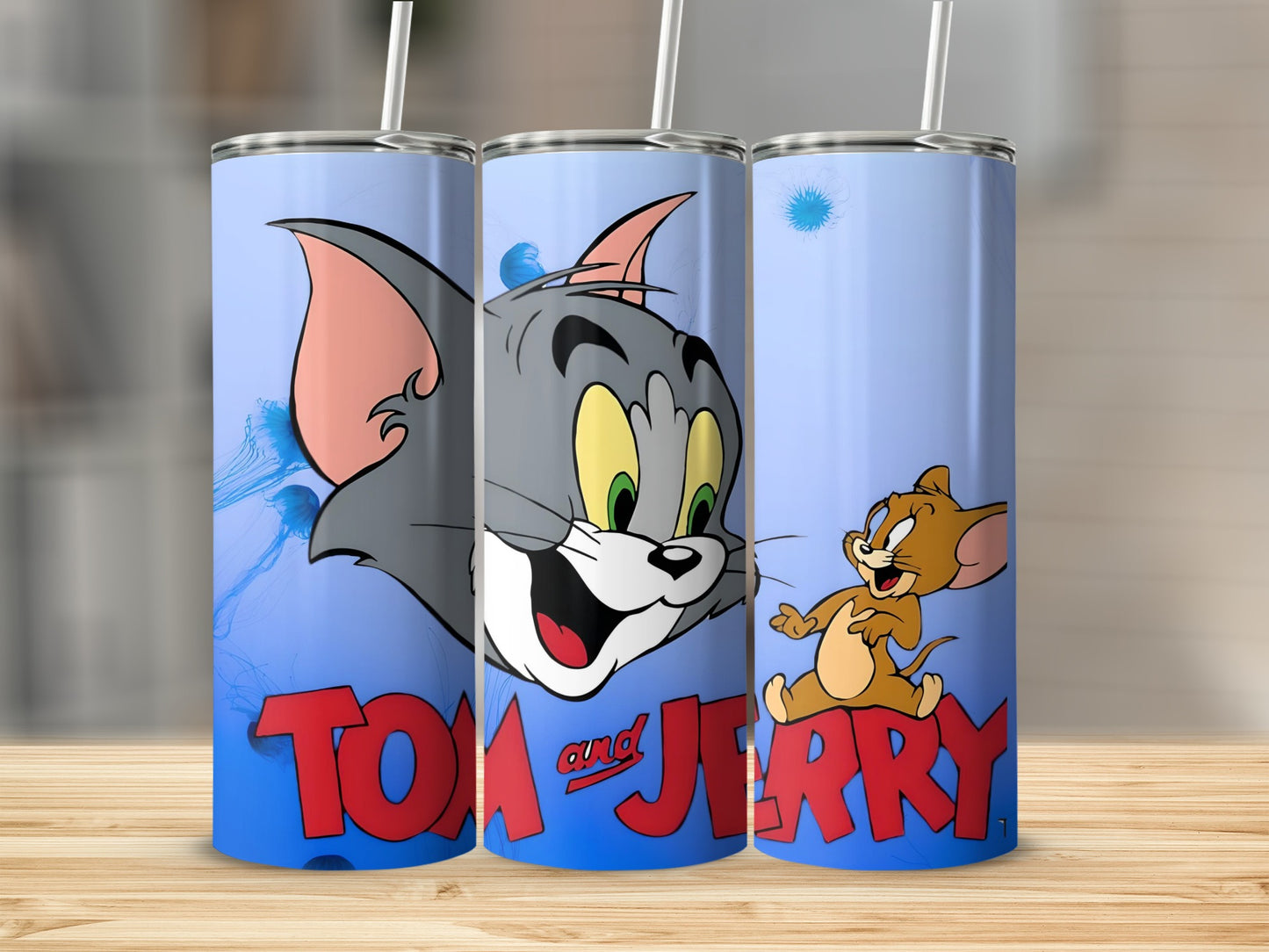 Tom and Jerry Classic Cartoon Themed Tumbler