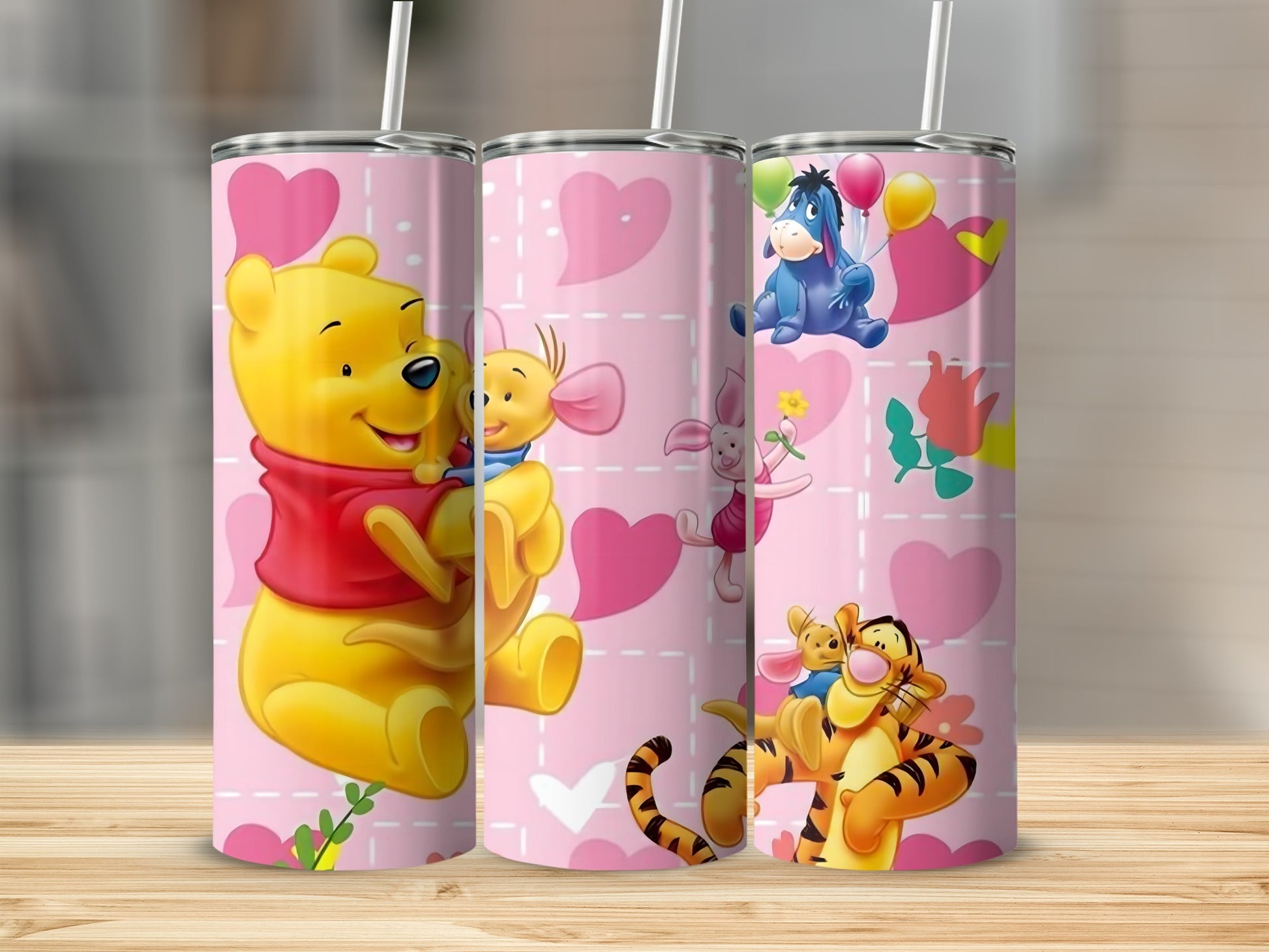 Delightful Winnie the Pooh and Friends Tumbler Cup