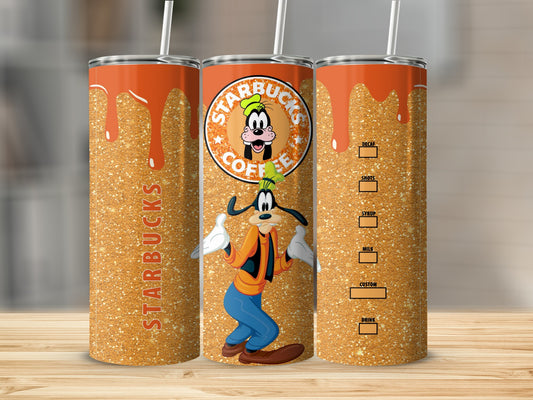 Starbucks Coffee Goofy Character Customizable Tumbler