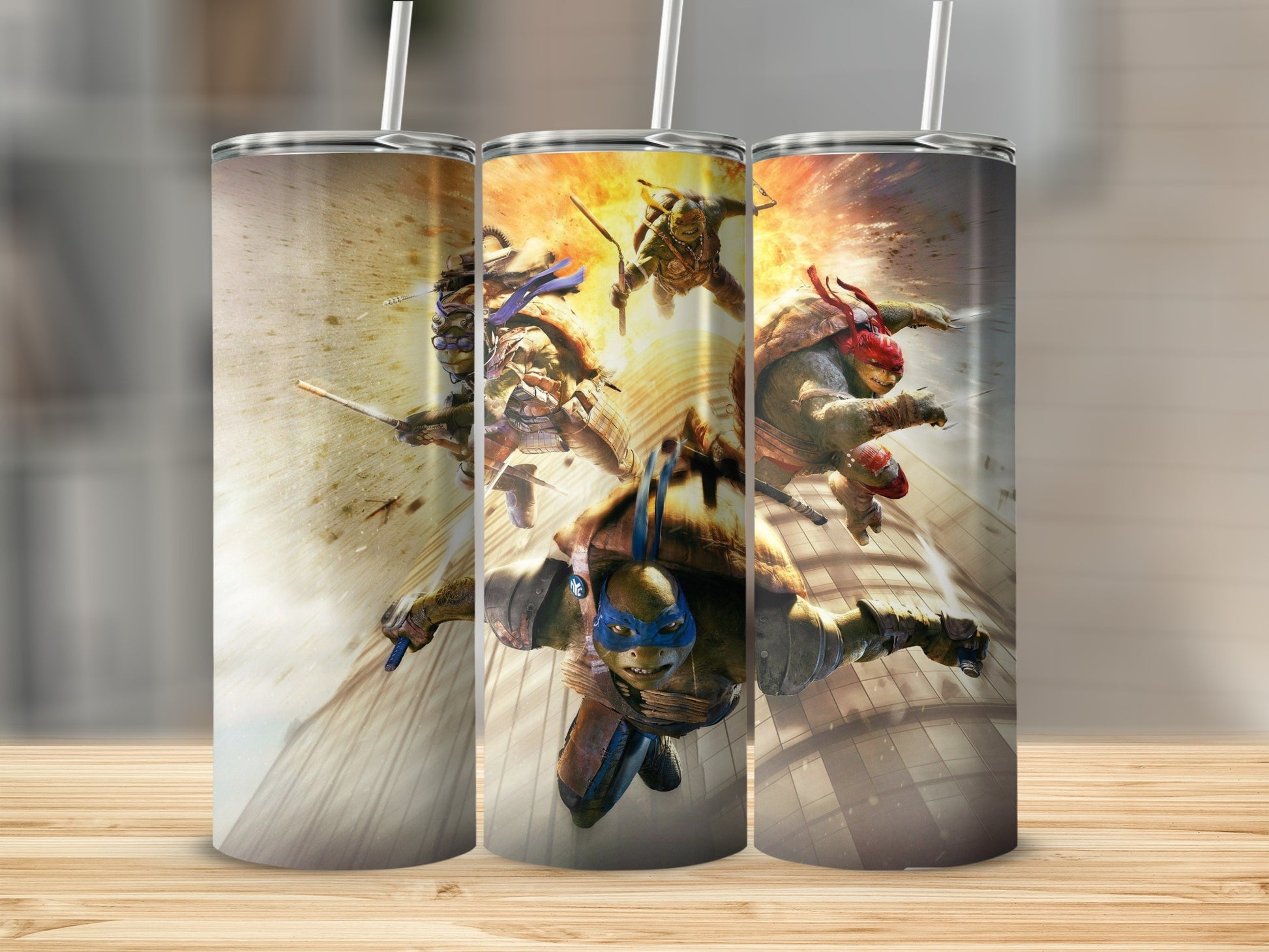 Teenage Mutant Ninja Turtles Action Scene Drinkware
