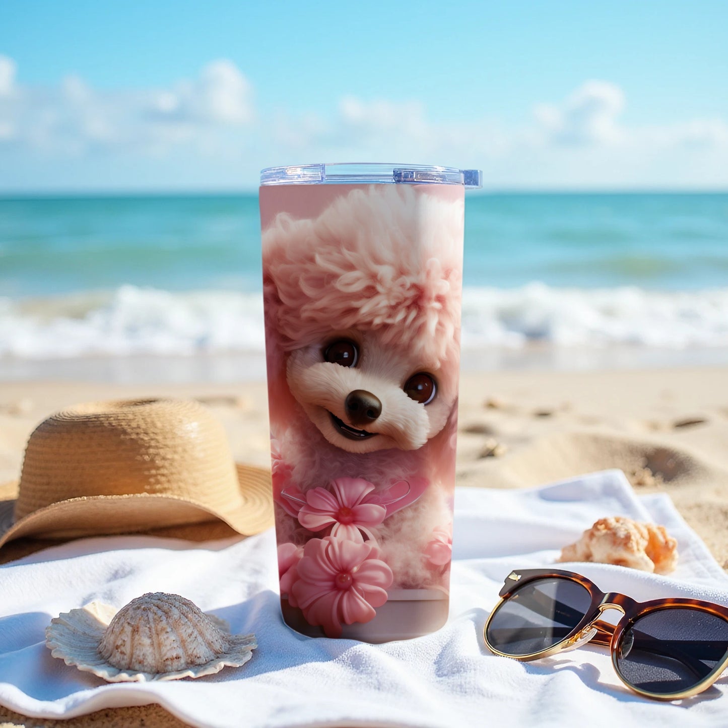 Sweet Pink Poodle Puppy Character Tumbler product type
Tumbler, Poodle, Pink Poodle, Puppy, Dog, Cute Puppy, Animal Graphic, Drinkware, Insulated Tumbler, Travel Tumbler, Pet Poodle, Dog Lover, Poodle Design, Pink Flowers, Flower Graphic, Kawaii Poodle, Character Tumbler, Adorable Puppy, Beverage Holder, Poodle Lover
