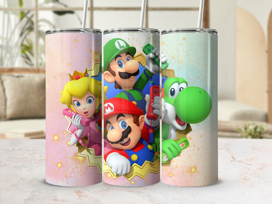 Fun Character Print Tumblers Perfect for Fans Collection