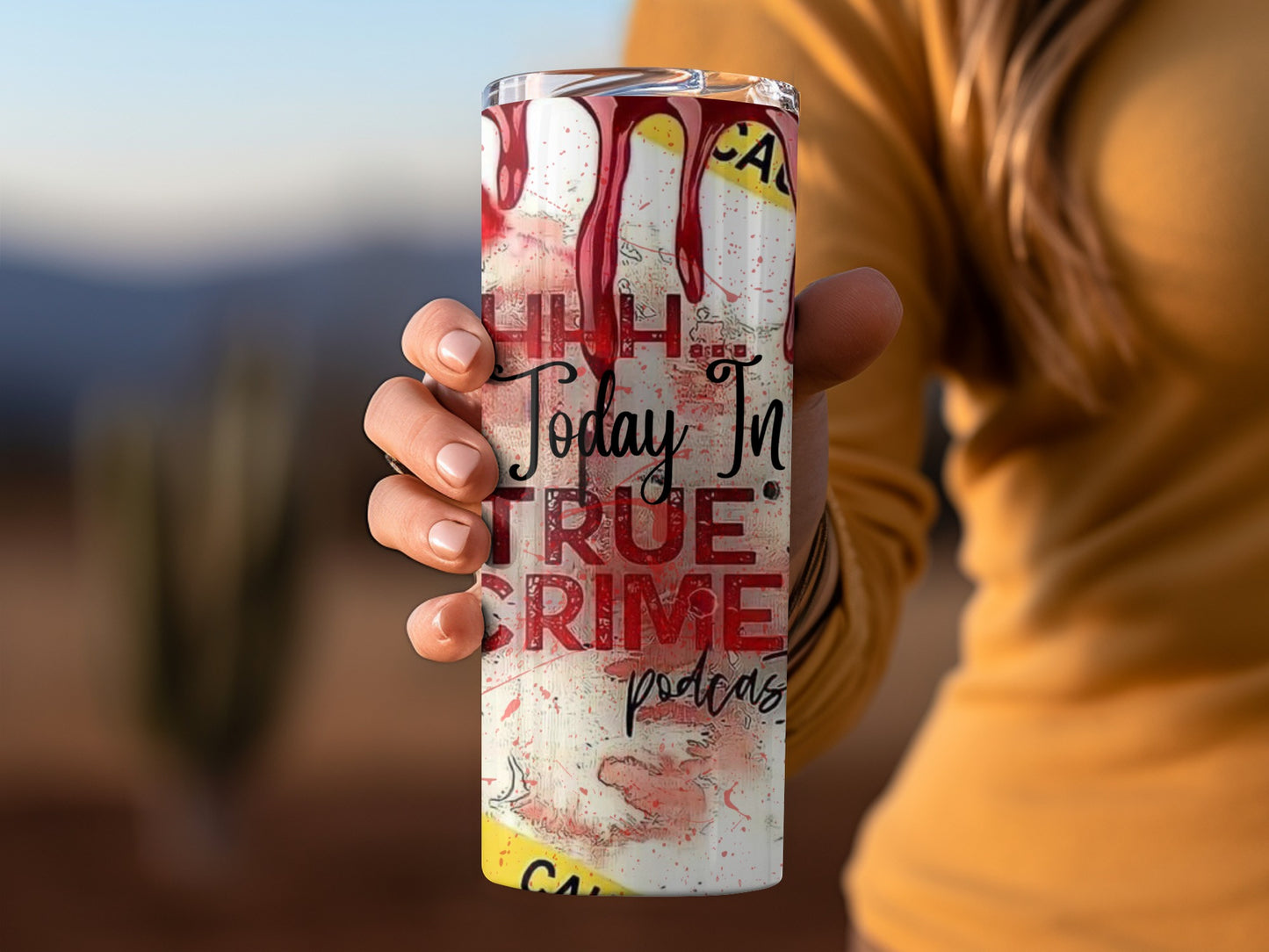 True Crime Podcast Theme Today In Steel Tumbler