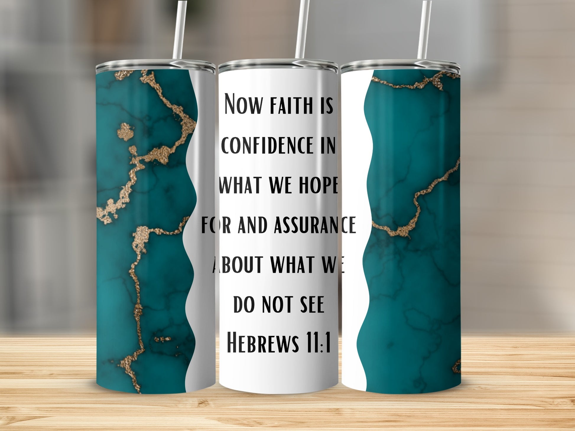 Faith is Confidence Hebrews 11 Insulated Tumbler