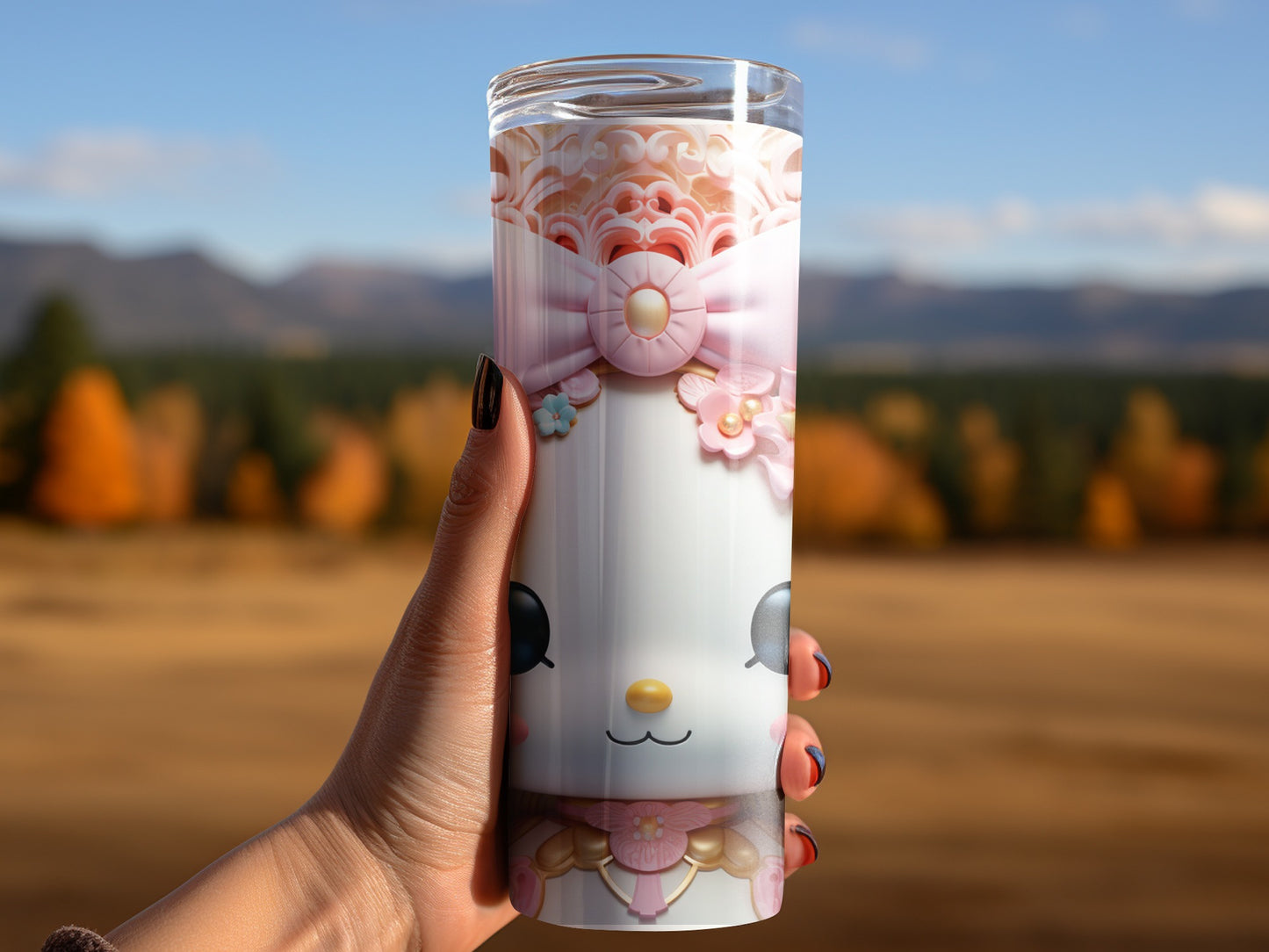Adorable Cute Character Themed Tumbler Cup
