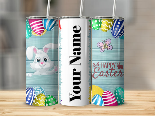 Personalized Happy Easter Design Tumbler