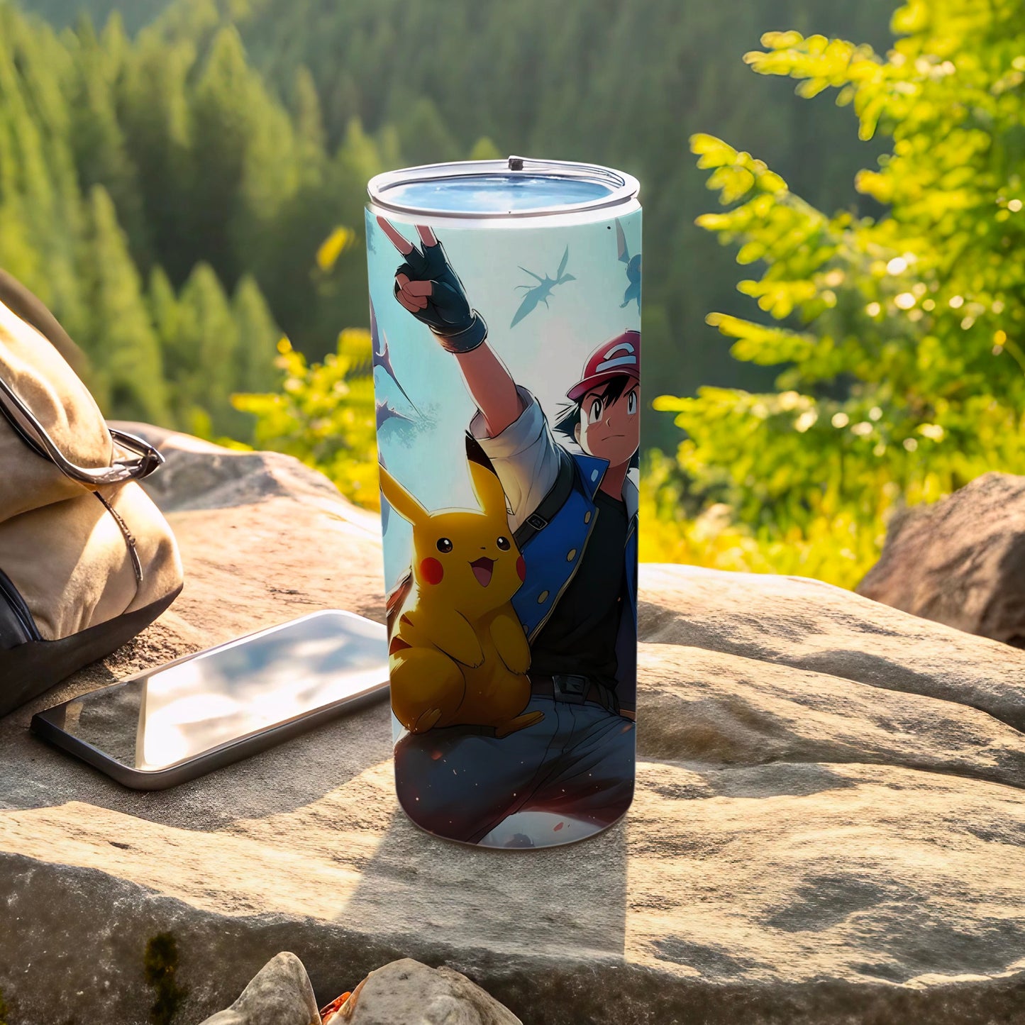 Colorful Adventure Character Design Drink Tumbler