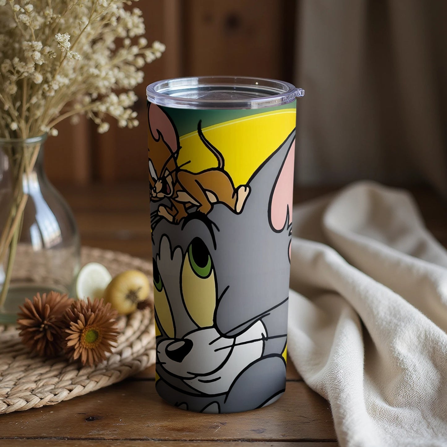 Iconic Cartoon Characters Tall Insulated Tumbler