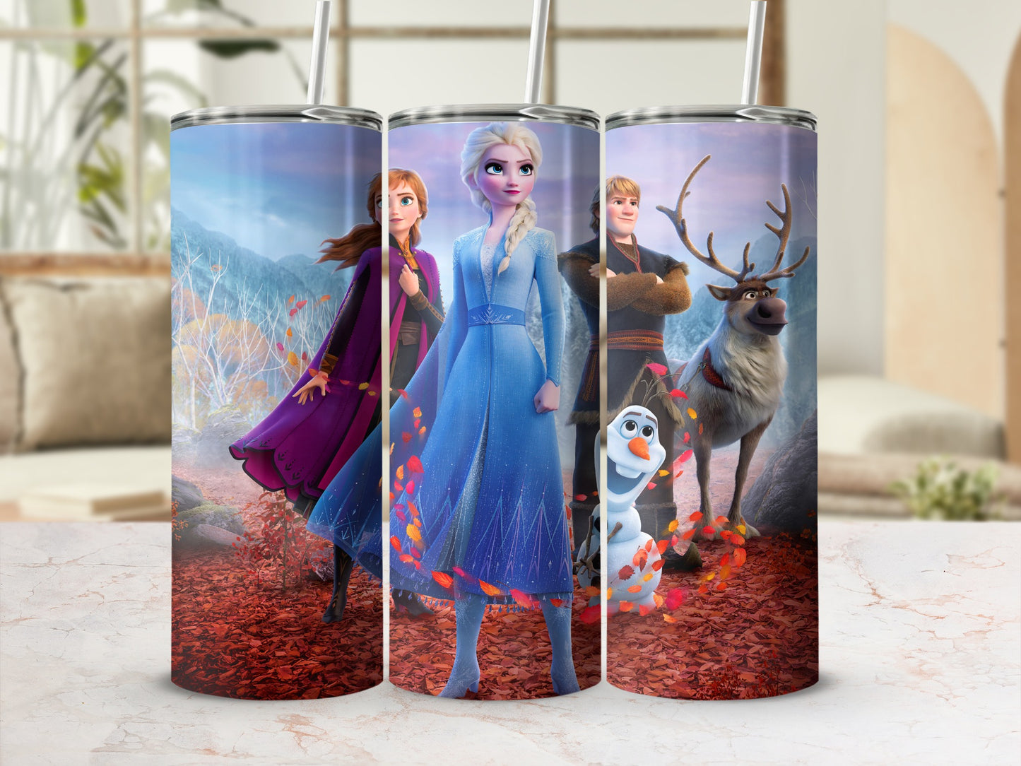 Frozen Characters Artwork Tumbler 20oz Travel Mug