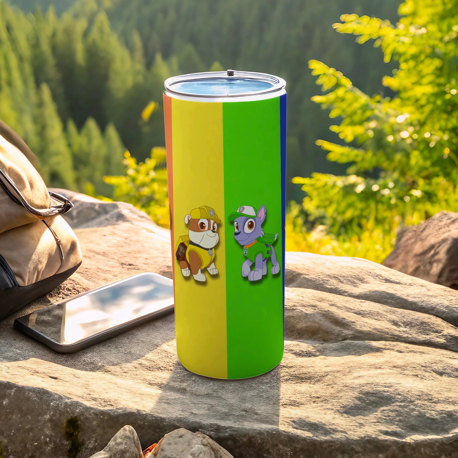 Colorful Cartoon Characters Insulated Tumbler Cup