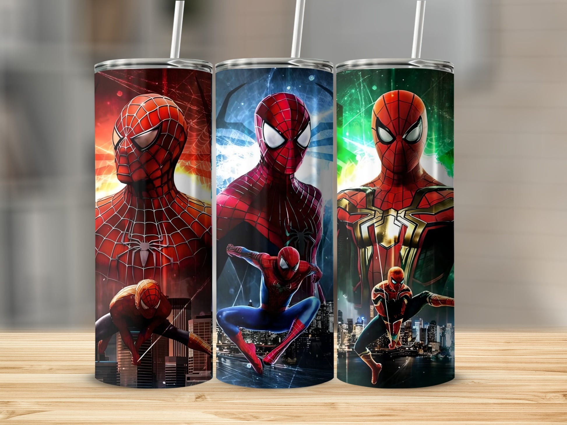 Spider-Man Hero Design Stainless Steel Tumbler Product